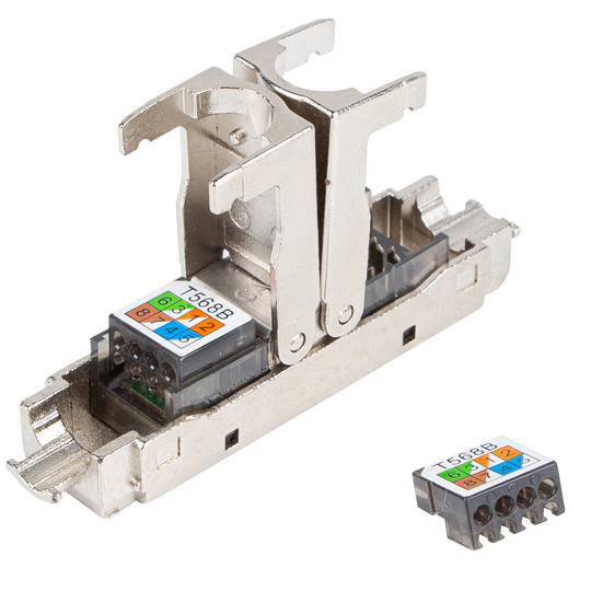 Conector sin herramienta RJ45 cat 6 FTP de 8P8C Lanberg PL2SA-6000TL