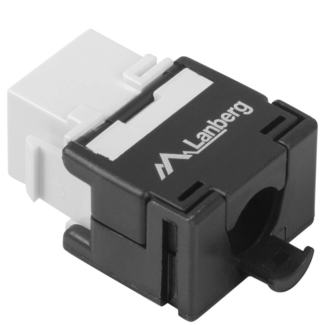 Lanberg RJ45 Keystone Cat.5E UTP Female 180 Degree