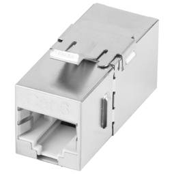 Connector keystone RJ45 a RJ45 Cat.5E FTP color plata de Lanberg KSF5-3090