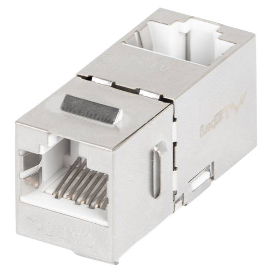 Lanberg KSF5-3090 RJ45 na RJ45 Cat.5E FTP keystone jack kolor srebrny