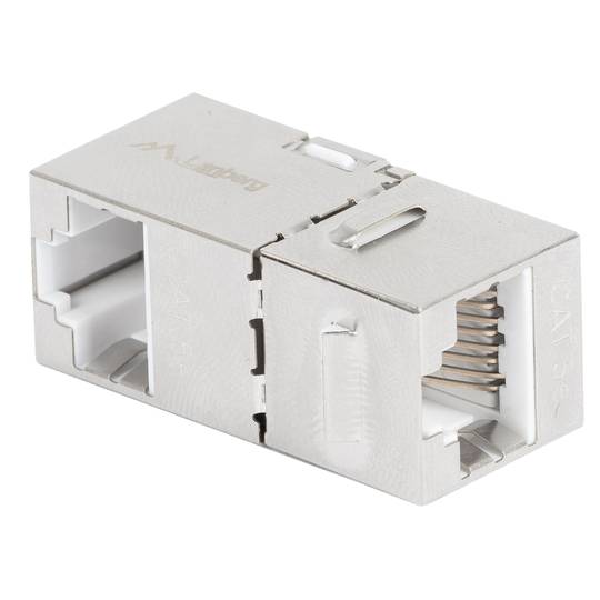 Lanberg KSF5-3090 RJ45 na RJ45 Cat.5E FTP keystone jack kolor srebrny
