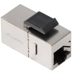 Adaptador Keystone de Lanberg RJ45 a RJ45 de cable Cat 5E FTP KSF5-3000