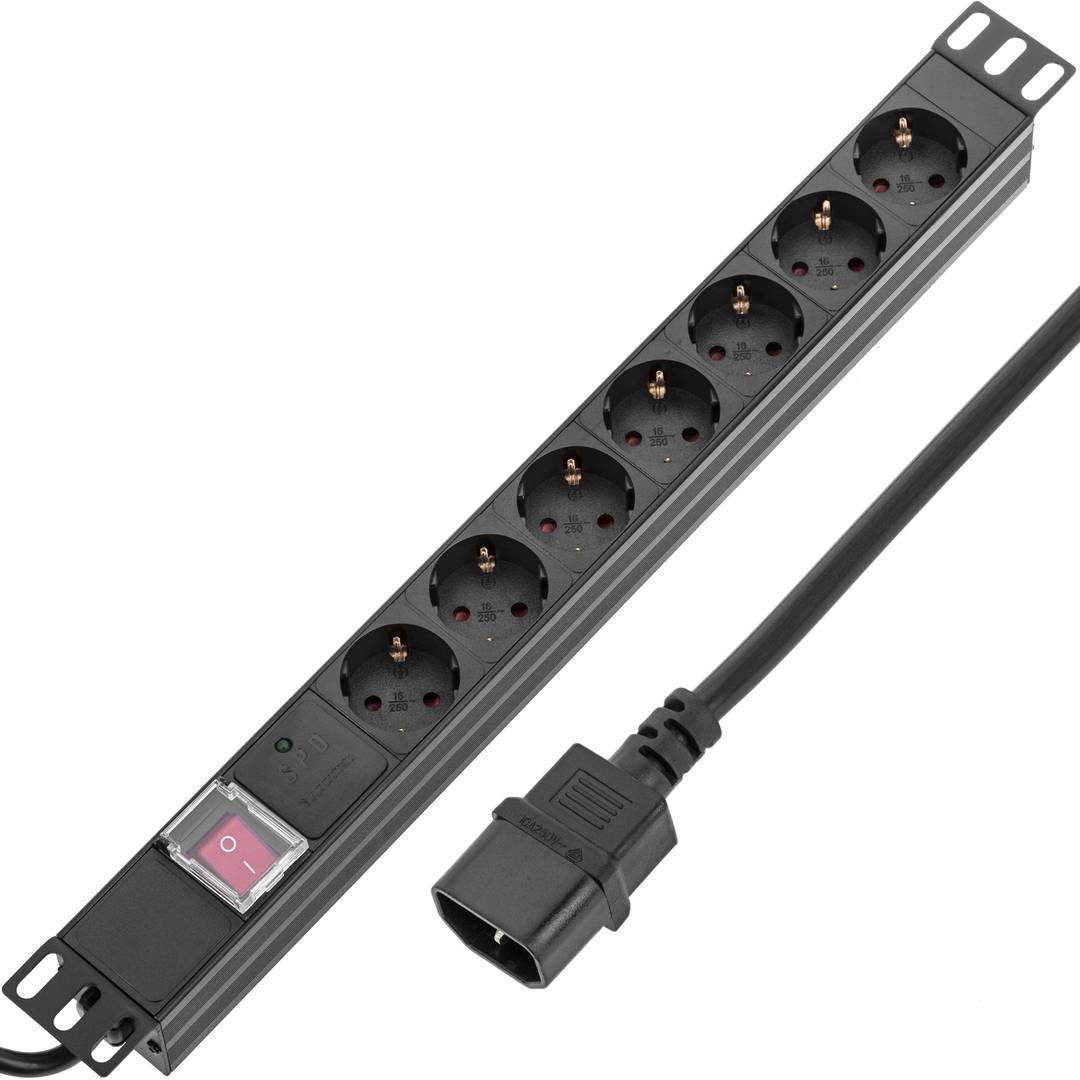 Multipresa ciabatta elettrica per armadi rack 19