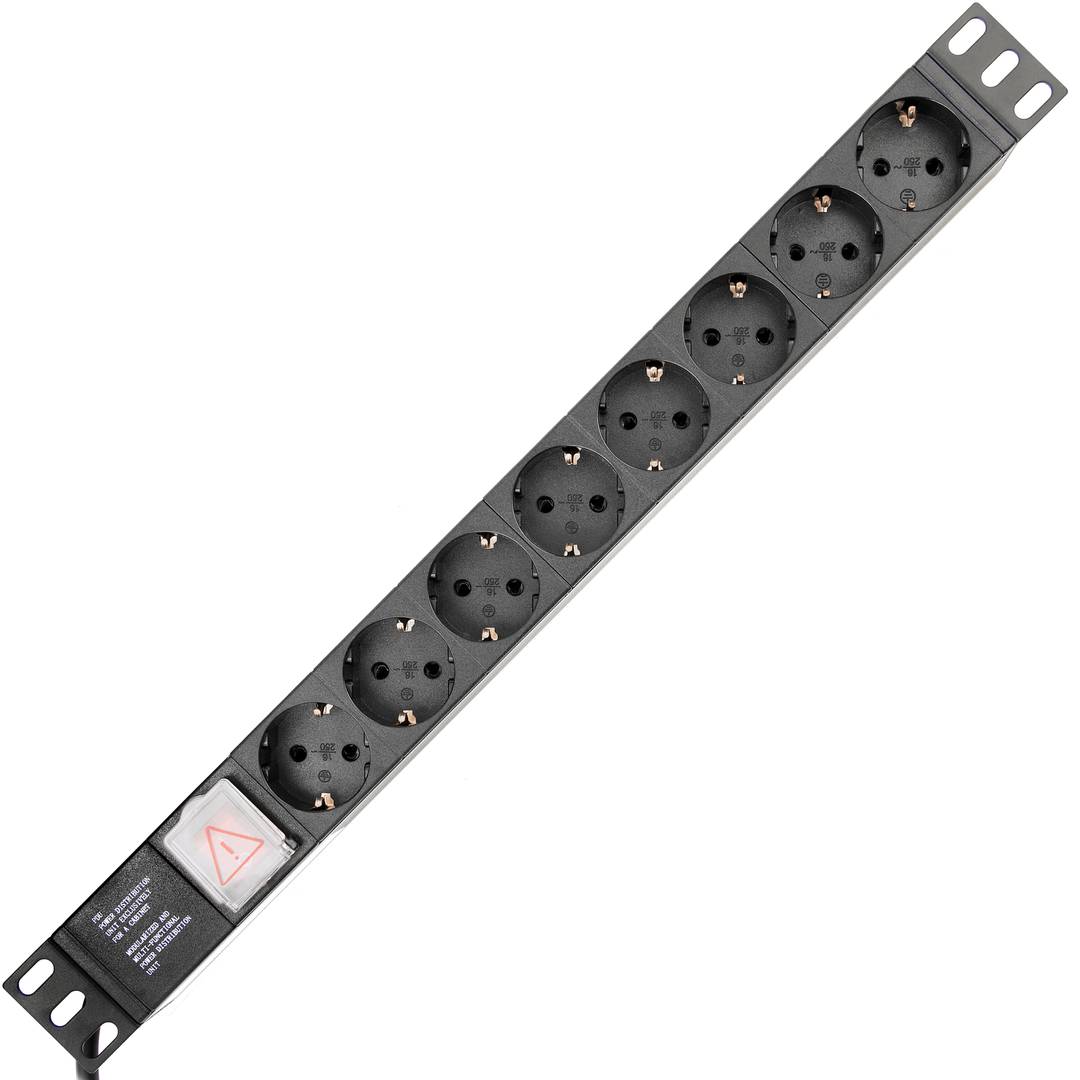 Multiprise 8 prises pour rack 19