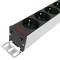 Multipresa per rack 19'' di 12 prese con interruttore RackMatic