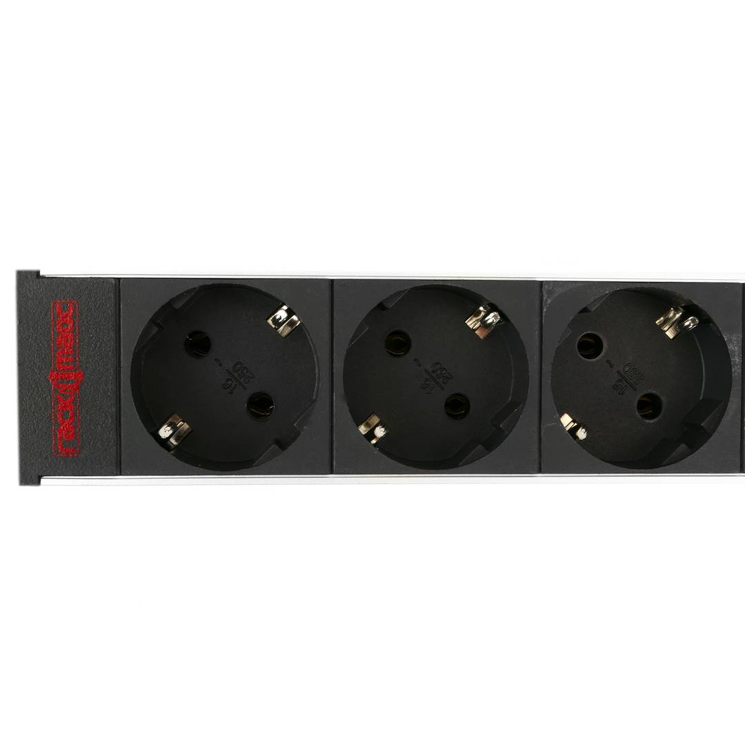 Multipresa per rack 19'' di 12 prese con interruttore RackMatic