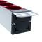 Steckdosenleiste für 19'' rack 8 fach rot mit schalter von RackMatic