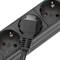 Multiprise 6 prises pour rack 19'' avec parafoudre RackMatic