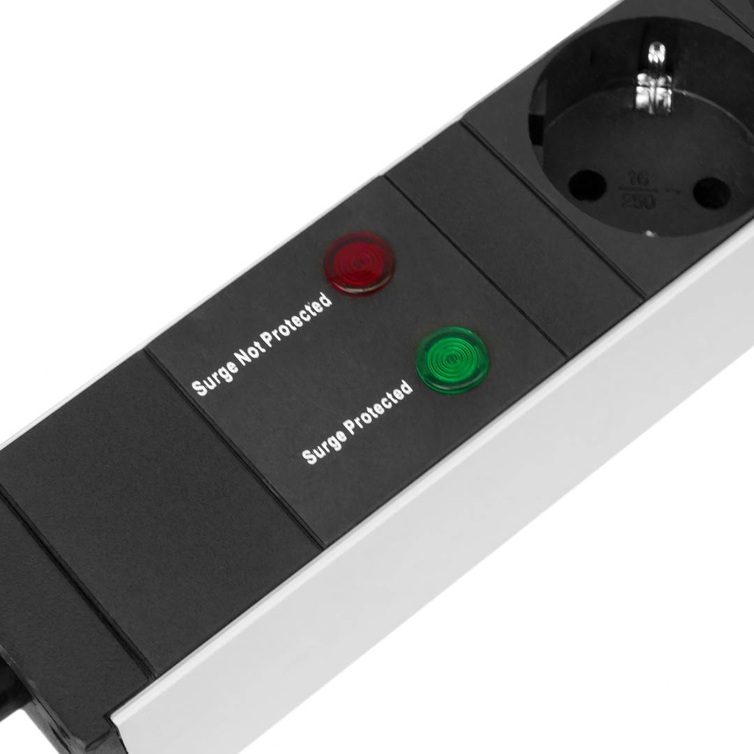 PDU strip 18 way with 2 electrical wires for server rack 19