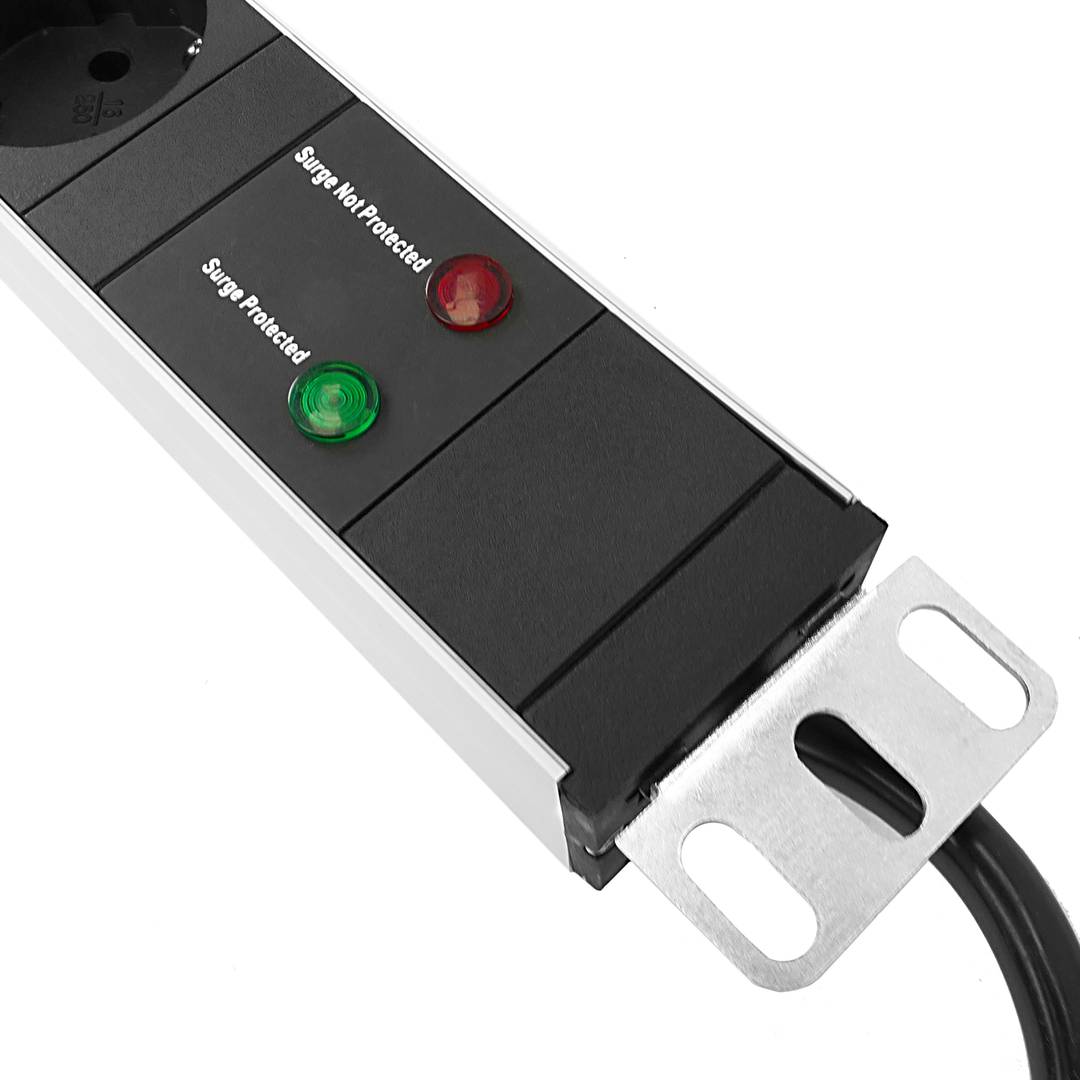 PDU strip 18 way with 2 electrical wires for server rack 19