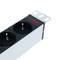 PDU strip 12 way for server rack 19'' with switch and surge protected by RackMatic