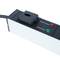 PDU strip 12 way for server rack 19'' with switch and surge protected by RackMatic
