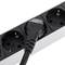 PDU strip 18 way for server rack 19'' with switch and surge protected