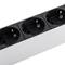 PDU strip 18 way for server rack 19'' with switch and surge protected