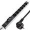 Multipresa per rack 19'' di 6 prese con magnetotermico RackMatic