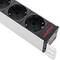 Multipresa per rack 19'' di 6 prese con magnetotermico RackMatic