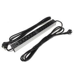 Regleta d'endolls rack 19'' amb 12 C13 i 2 cables de RackMatic