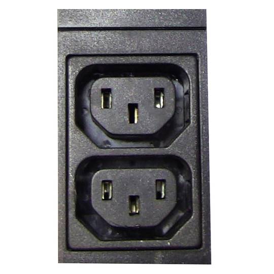 Steckdosenleiste für 19'' rack 12 C13 fach mit 2 elektrische drähte von RackMatic