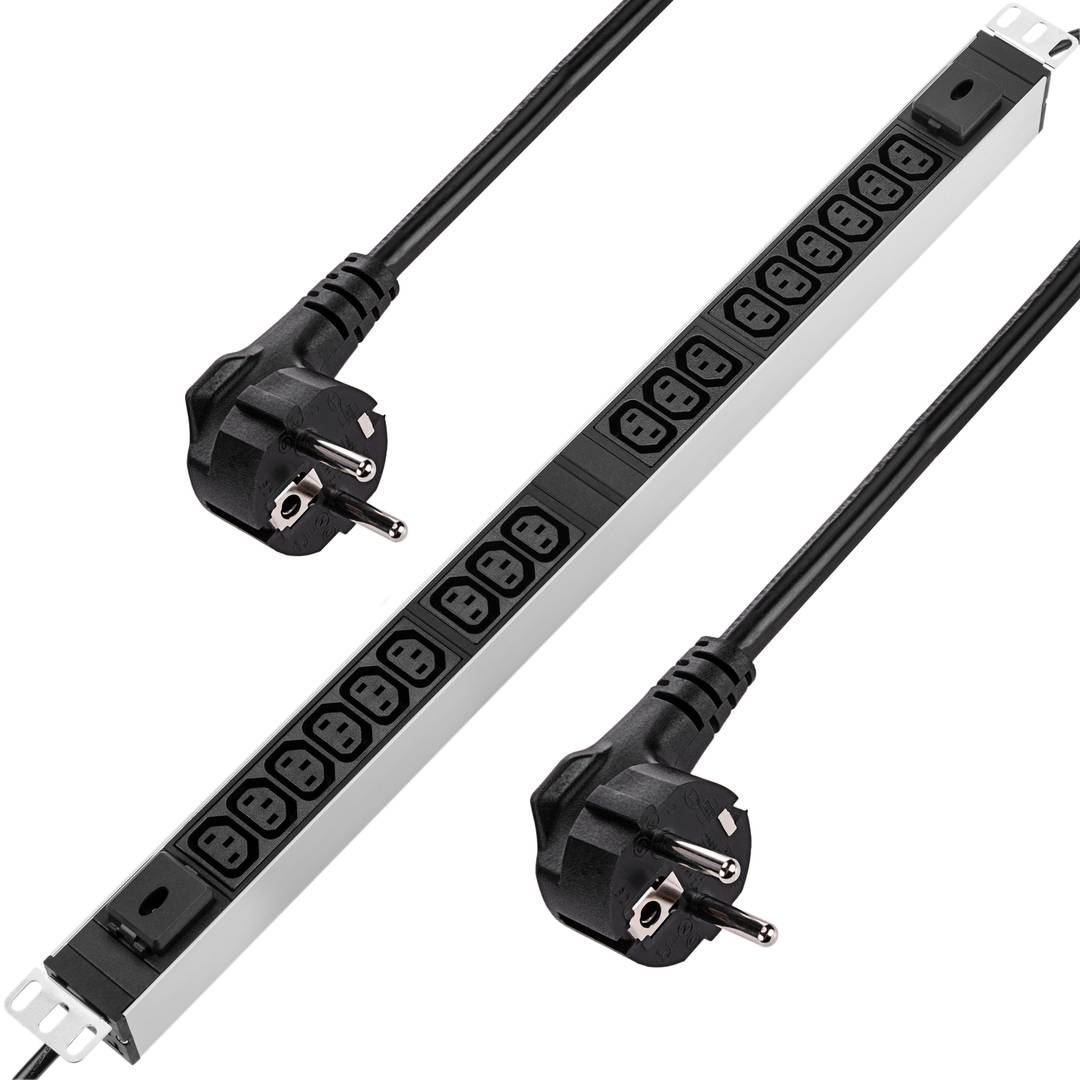 RackMatic rack strip 19 18 C13 with switch