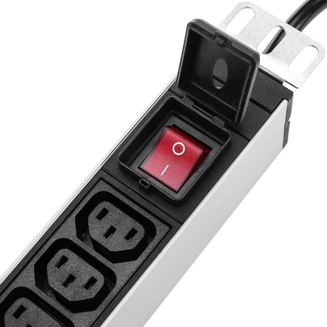 Regleta d'endolls rack 19'' amb 10 C13 i 5 C19 amb interruptor de RackMatic