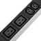 Regleta d'endolls rack 19'' amb 10 C13 i 5 C19 amb interruptor de RackMatic