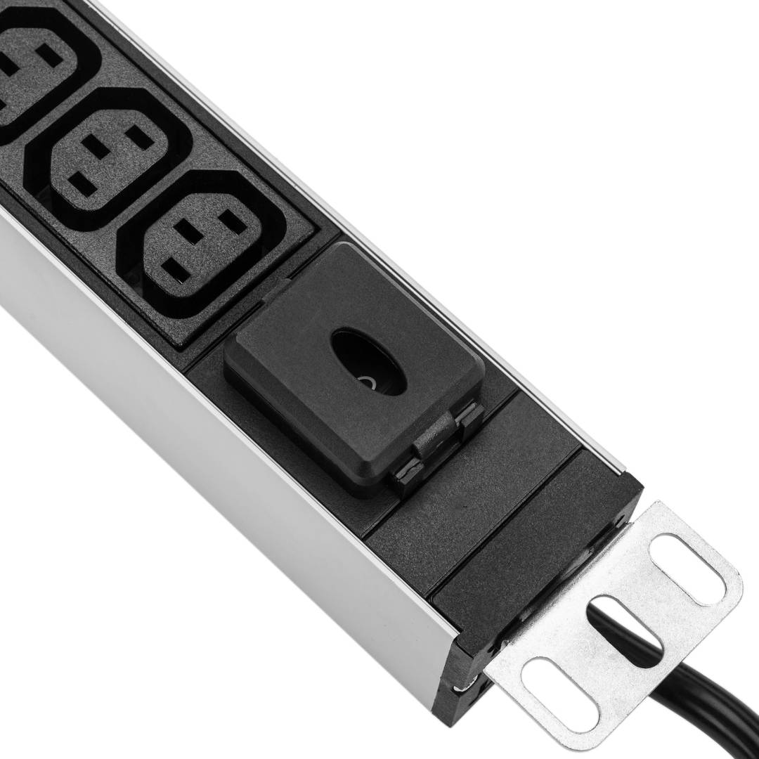 Regleta d'endolls rack 19'' amb 10 C13 i 5 C19 amb interruptor de RackMatic