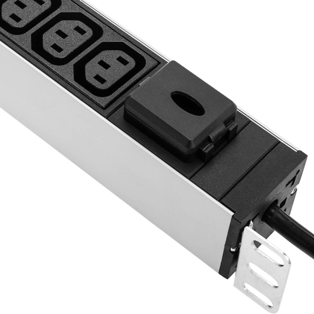 Regleta d'endolls rack 19'' amb 10 C13 i 5 C19 amb interruptor de RackMatic