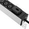 Regleta d'endolls rack 19'' amb 10 C13 i 5 C19 amb interruptor de RackMatic