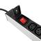 Regleta d'endolls rack 19'' de 18 C13 amb interruptor i 2 cables de RackMatic