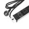 Regleta d'endolls rack 19'' de 24 C13 amb interruptor i 2 cables de RackMatic