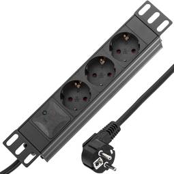 Regleta d'endolls rack 10'' amb 4 schuko de RackMatic