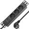 Bloco para rack 10'' de 4 tomadas RackMatic