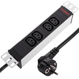 Regleta d'endolls rack 10'' amb 4 C13 de RackMatic