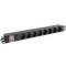 Steckdosenleiste für 19'' rack 8 fach mit schalter