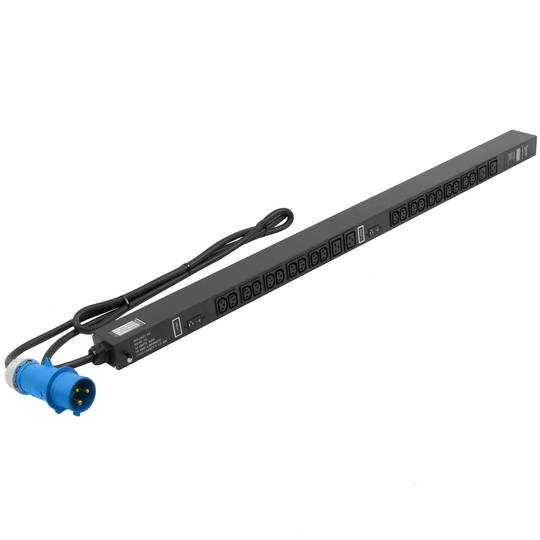 Regleta IEC-60360 amb 20 C13 + 4 C19 a endoll CETAC 32A IP44 250V IEC-60309