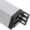 Regleta d'endolls d'alumini per a armari rack 19” 1U amb 8 Schuko blancs i interruptor