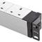 Multipresa per armadio rack 19” 1U con involucro in PVC bianco e grigio 7 UK BS
