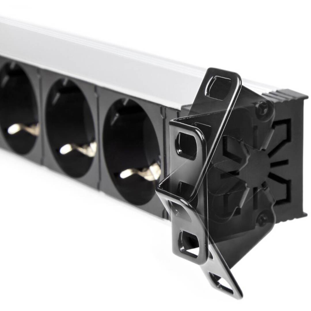 Presa di corrente Salicru con 8 prese Schuko per rack 1U 19