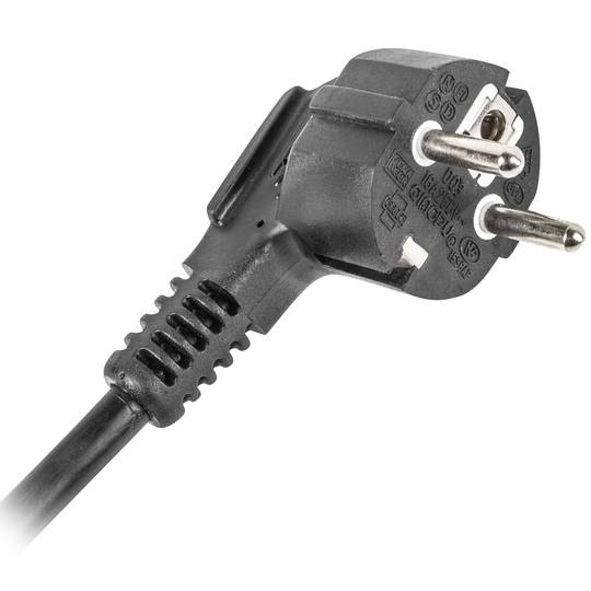 Lanberg PDU-PRO-07F-0200-BK filtro de linha 1U horizontal de alumínio preto