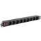 Regleta PDU 1U amb 9 sortides de corrent altern negre de Lanberg PDU-09F-0300-BK