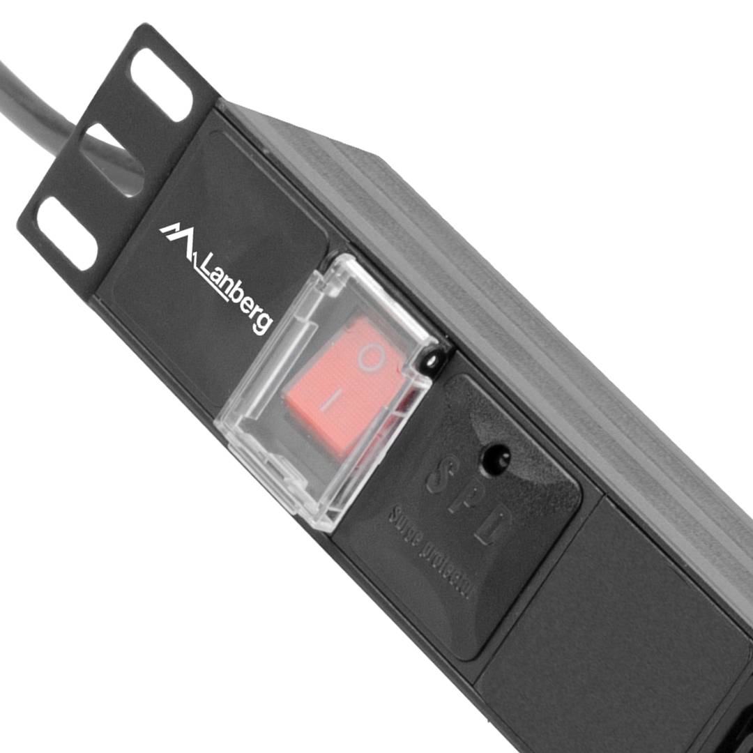 Listwa zasilająca PVC do szafy rack 19