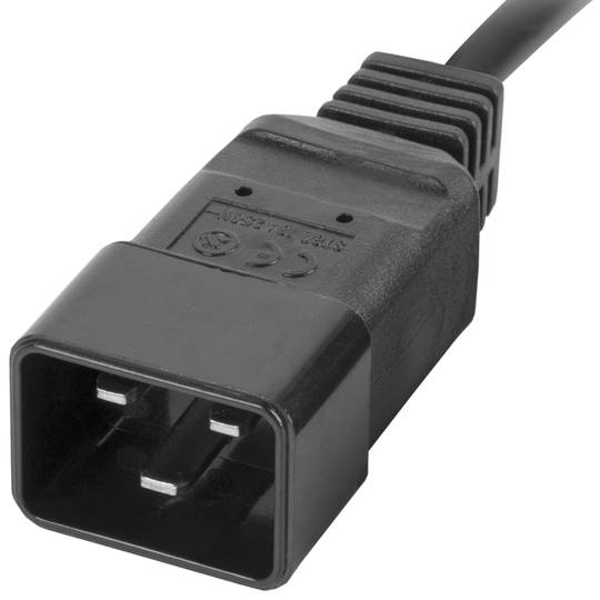 Listwa zasilająca PVC do szafy rack 19