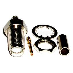 Crimpable Connector RG-316 (SMA-Female Bulkhead)