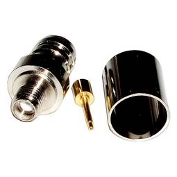 Conector Crimpable HDF-400 (RSMA-Fêmea Air)