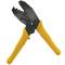 Crimping tool for insulated electrical cable ends connector terminals