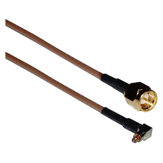 Cable RG-316 20 cm (Lucent MC-Card Mascle/SMA-Mascle)