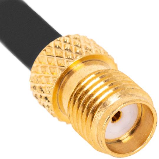 RG-316 Cabo de 20cm (macho MC-Card Lucent/SMA-Fêmea)