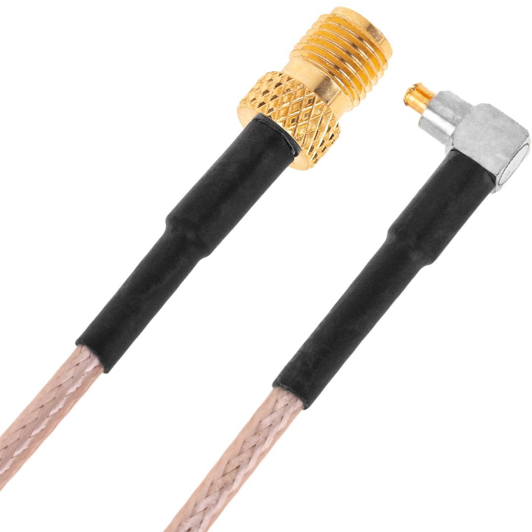 RG-316 Cabo de 20cm (macho MC-Card Lucent/SMA-Fêmea)