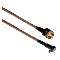Cable RG-316 20 cm (Lucent MC-Card Mascle/rSMA-Mascle)