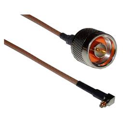 RG-316 Cabo de 20cm (macho MC-Card Lucent/N-Macho)